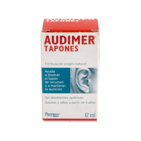 AUDIMER SOLUCION LIMPIEZA OIDOS AUDICLEAN TAPONES 12 ML