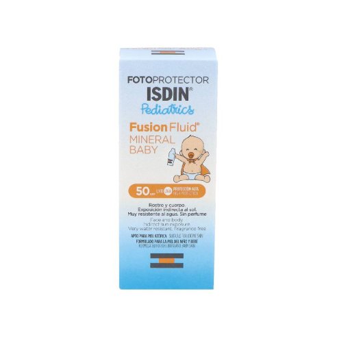 FOTOPROTECTOR ISDIN SPF-50 FUSION FLUID MINERAL PEDIATRICS BABY 50 ML