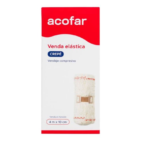 VENDA ELASTICA CREPE ACOFAR 4 M X 7 CM