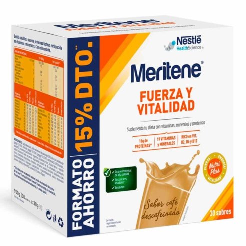 MERITENE 30 SOBRES DESCAFEINADO