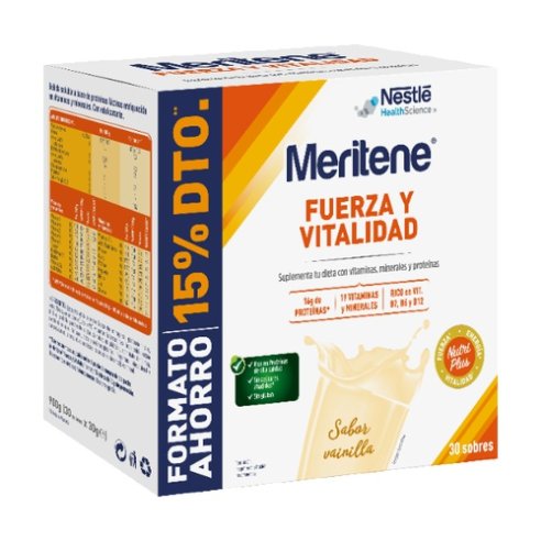 MERITENE 30 SOBRES VAINILLA