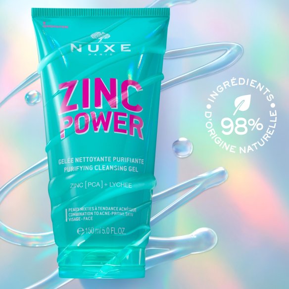 NUXE ZINC POWER GEL LIMPIADOR PURIFICANTE  1 TUBO 150 ml
