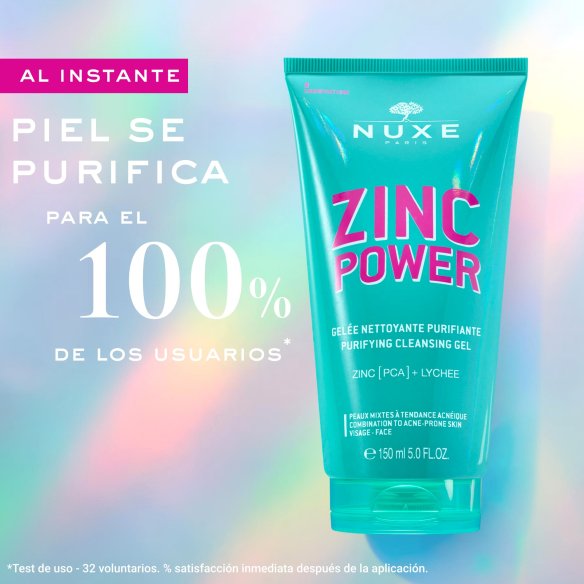 NUXE ZINC POWER GEL LIMPIADOR PURIFICANTE  1 TUBO 150 ml
