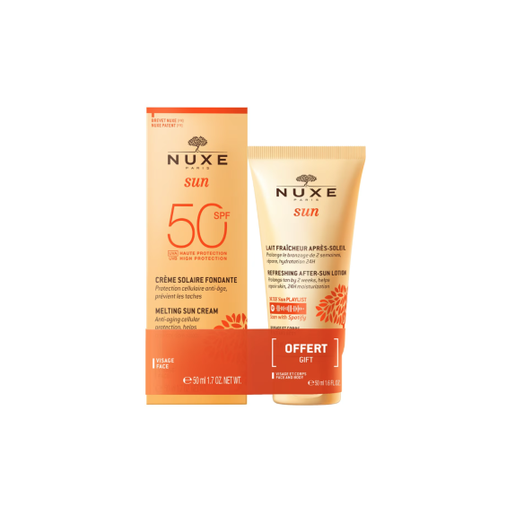 NUXE SUN CREMA FUNDENTE ROSTRO SPF 50  AFTER SUN