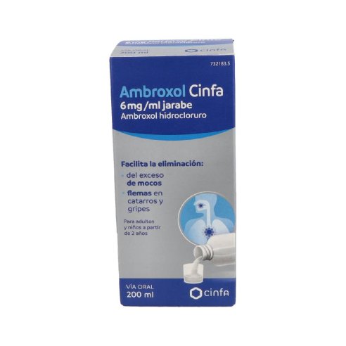 AMBROXOL CINFA 6 mg/ml JARABE 1 FRASCO 200 ml