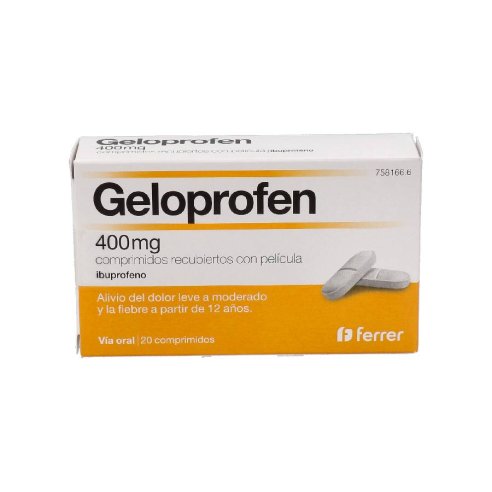GELOPROFEN 400 mg 20 COMPRIMIDOS RECUBIERTOS
