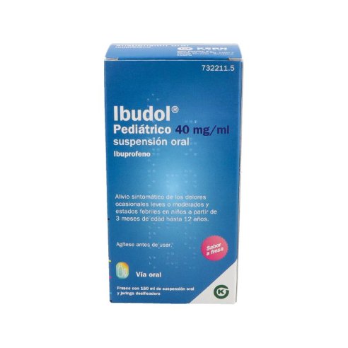 IBUDOL PEDIATRICO 40 mg/ml SUSPENSION ORAL 1 FRASCO 150 ml  JERINGA ORAL