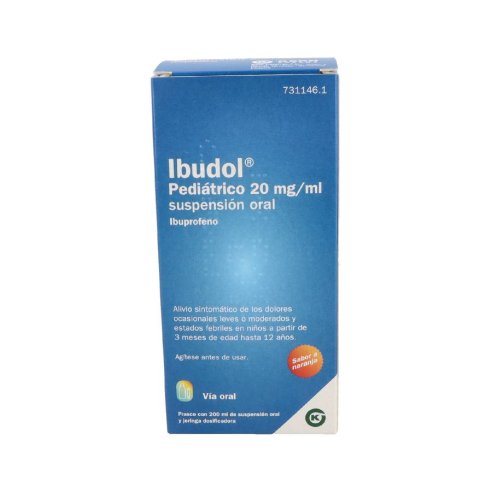 IBUDOL PEDIATRICO EFG 20 mg/ml SUSPENSION ORAL 1 FRASCO 200 ml