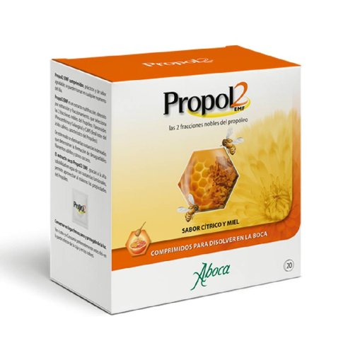 PROPOL 2 EMF  20 COMPRIMIDOS BUCODISPERSABLES SABOR CITRICO Y MIEL