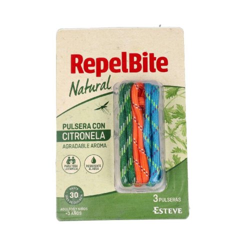 REPEL BITE NATURAL PULSERA DE CUERDA CON...