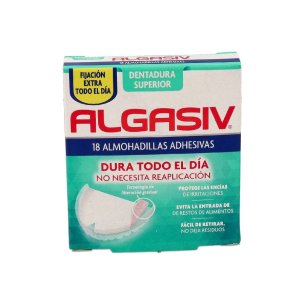 ALGASIV ALMOHADILLAS ADHESIVAS PROTESIS 18 U SUPERIOR