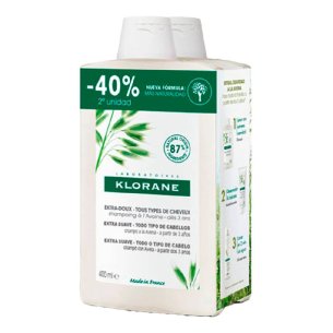KLORARE CHAMPU SECO A LA LECHE DE AVENA PACK DUO