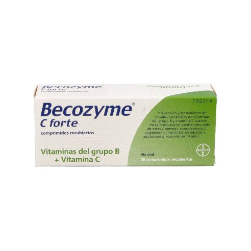 BECOZYME C FORTE 30 GRAGEAS