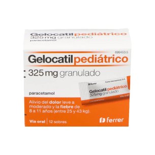 GELOCATIL 325 MG 12 SOBRES GRANULADO