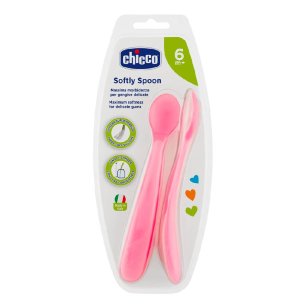 CUBIERTO INFANTIL CUCHARA SILICONA CHICCO EASY TRAINING...