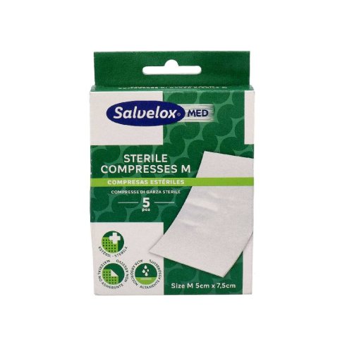 SALVELOX MED STERILE COMPRESSES  5 APOSITOS...