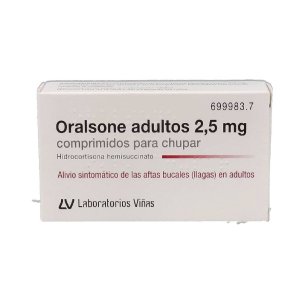 ORALSONE 2.5 MG ADULTOS 12 COMP