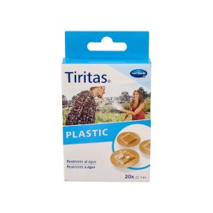 TIRITAS PLASTIC APOSITO ADHESIVO REDONDAS 22 MM 20 U