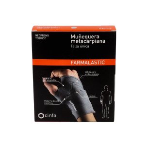 MUÑEQUERA METACARPIANA FARMALASTIC AMBAS MANOS T- UNICA