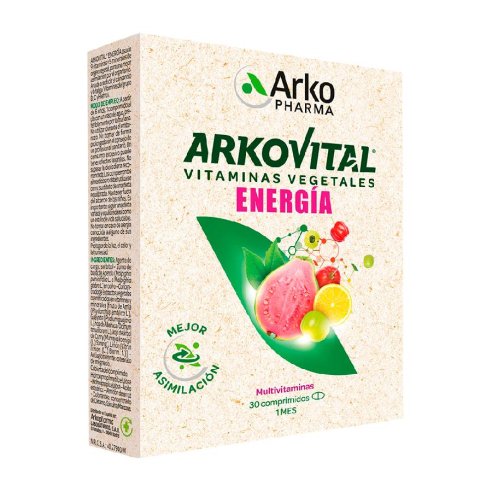 ARKOVITAL PURA ENERGIA 30 COMPRIMIDOS