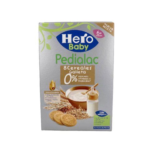 PEDIALAC PAPILLA 8 CEREALES CON GALLETAS HERO...