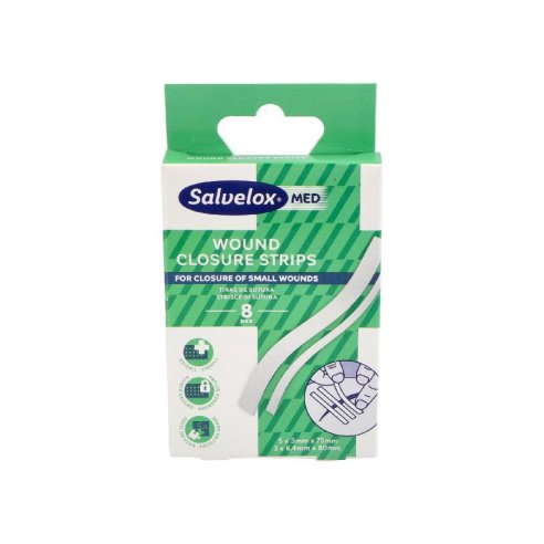 SALVELOX MED WOUND CLOSURE STRIPS  8 TIRAS DE...