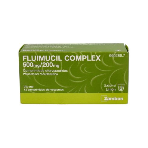 FLUIMUCIL COMPLEX 500/200 MG 12 COMPRIMIDOS...