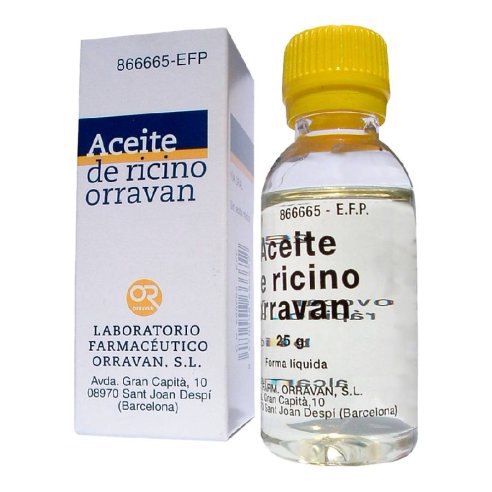 ACEITE DE RICINO ORRAVAN 100 SOLUCION 25 G