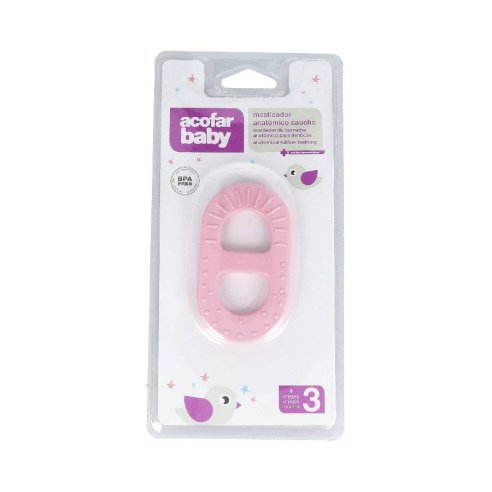ACOFARBABY MASTICADOR CAUCHO  ROSA