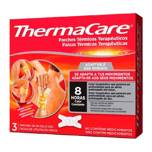 THERMACARE PARCHES TERMICOS ADAPTABLES  3 PARCHES