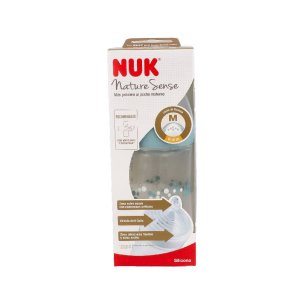 BIBERON PP SILICONA NUK NATURE SENSE 2M  260 ML