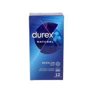 PRESERVATIVOS DUREX NATURAL PLUS EASY ON 12 U