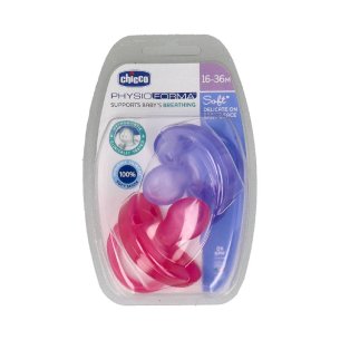 CHUPETE SILICONA CHICCO PHYSIO SOFT TODOGOMA 12 M NIÑA 2...
