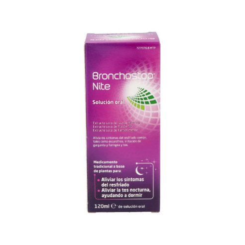 BRONCHOSTOP NITE SOLUCION ORAL 1 FRASCO 120 ml