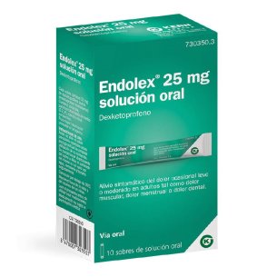 ENDOLEX 25 mg 10 SOBRES SOLUCION ORAL 10 ml