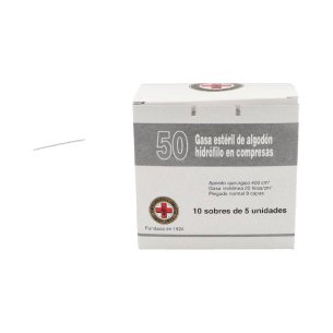 GASA ES COMPRESAS GRAN CRUZ SOBRE 5 U  50 U