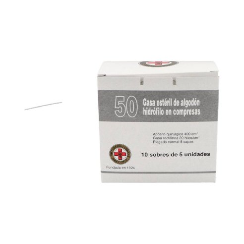 GASA ES COMPRESAS GRAN CRUZ SOBRE 5 U  50 U