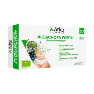 ARKOFLUIDO FORTE ALCACHOFA,HINOJO,MATE,UVA 20 AMPOLLAS