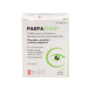 PARPAFRESH TOALLITAS LIMPIEZA PARPADOS  6 TOALLITAS