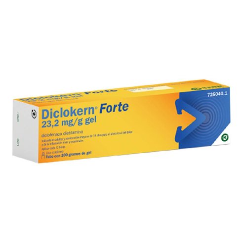 DICLOKERN FORTE 23.2 MG/G GEL TOPICO 100 G