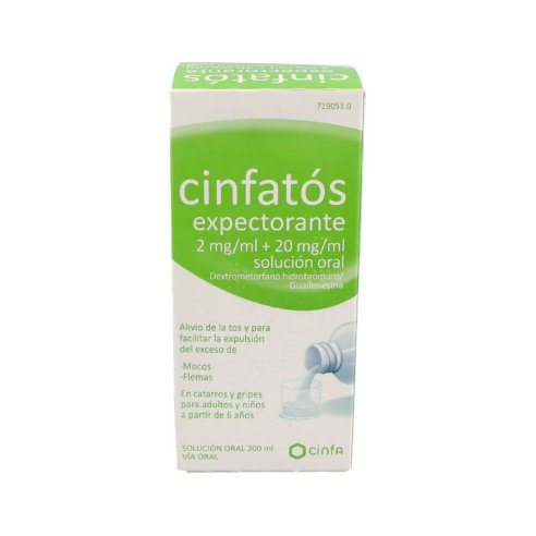 CINFATOS EXPECTORANTE 10/100 MG JAR 200 ML