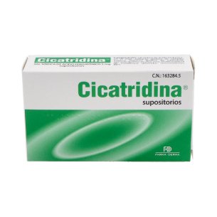 CICATRIDINA SUPOSITORIOS  5 MG 10 U