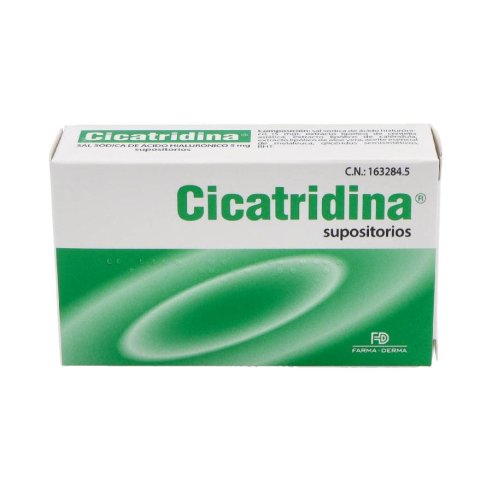 CICATRIDINA SUPOSITORIOS  5 MG 10 U