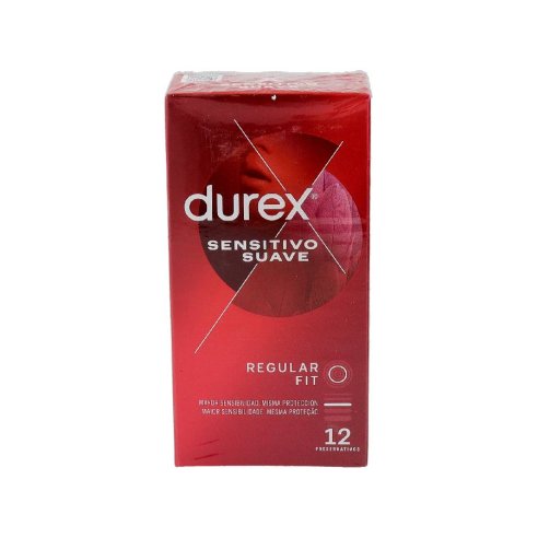 PRESERVATIVOS DUREX SENSITIVO EASY ON FINO 12 U