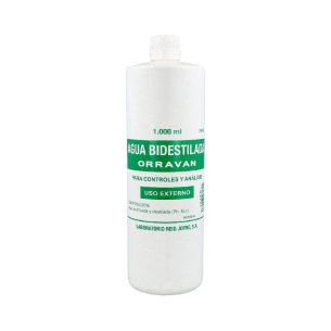 AGUA BIDESTILADA ORRAVAN 1 L