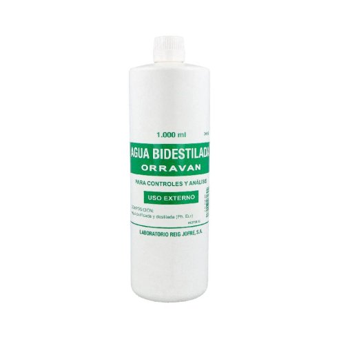 AGUA BIDESTILADA ORRAVAN 1 L