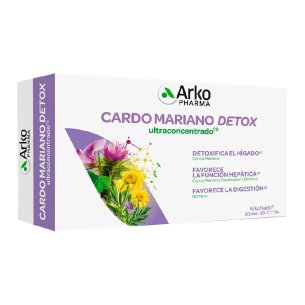 CARDO MARIANO DETOX ARKOPHARMA  20 AMPOLLAS 15 ML