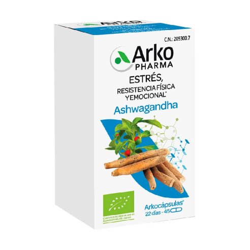 ARKOCAPSULAS ASHWAGANDHA BIO  45 CAPSULAS