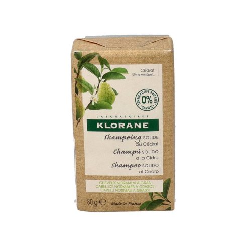 KLORANE CHAMPU SOLIDO A LA CIDRA  1 PASTILLA 80 g