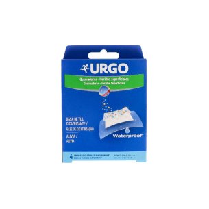 URGO QUEMADURAS WATERPROOF  APOSITOS 10 X 7 CM 4 U